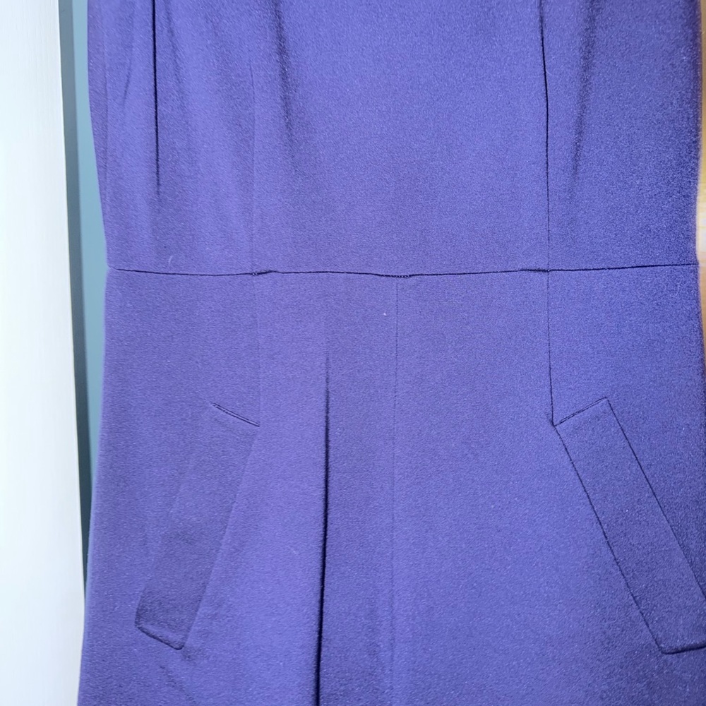 NWOT Navy Blue DVF Dress - Picture 3 of 4
